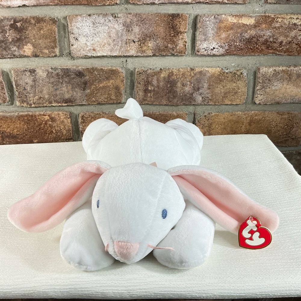 TY Vintage Pillow Pals Clover Bunny Soft Plush 14” Stuffed Animal